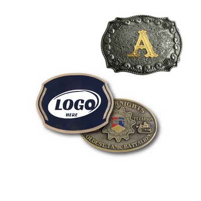 Handmade Cast Metal Belt Buckle