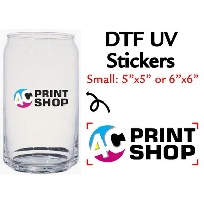 Custom DTF UV Small Stickers