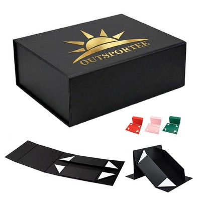 Foldable Rigid Cardboard Magnetic Closure Gift Box