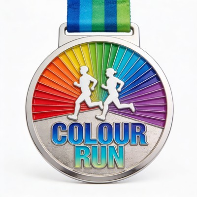 2.5" Custom Die-Struck Soft Enamel Medal – Single-Sided