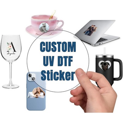 Custom UV DTF Transfer Sticker