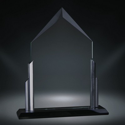 Rivera Diamond Glass Award, 10 1/4"H