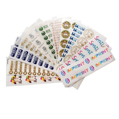 Custom Waterproof UV Transfer Sticker