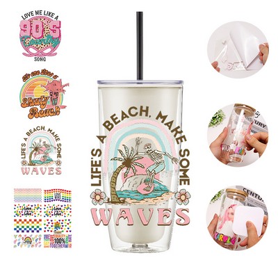 UV Transfer Sticker Clear Decal