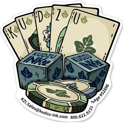 4" Die Cut Custom Vinyl Decals